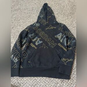 Jordan Holiday Shine Air AOP Pullover Hoodie (size 10/12)